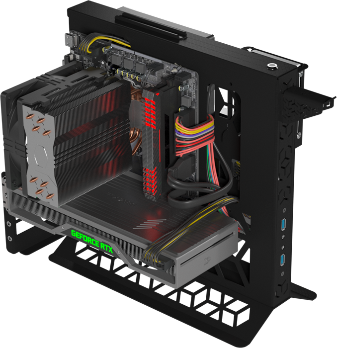 MATX Cryptone-y v2. Корпус Mini ITX Cryptone- i. Стенд MATX Cryptone-y. Открытый компьютерный стенд MATX Cryptone-.