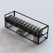 {{photo.Alt || photo.Description || 'Каркас для майнинг ферм на 12 видеокарт 1200х370х380мм'}}