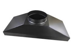Зонт вытяжной для Cryptone-21/6 (размер: 530х310х210 мм) врезка D200 мм
