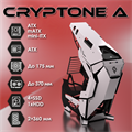 Корпус ATX Cryptone-A, чёрно-белый - фото 7399